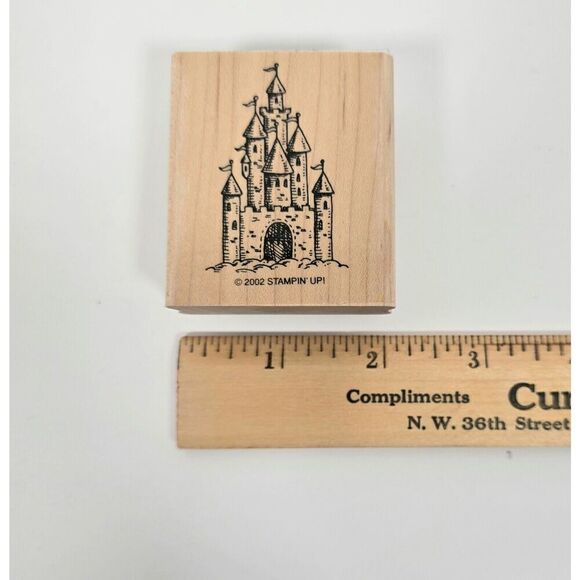 Vintage Stampin Up Snow Globe Stamps Set of 7 Christmas Snowman Castle Crafts - Picture 16 of 16